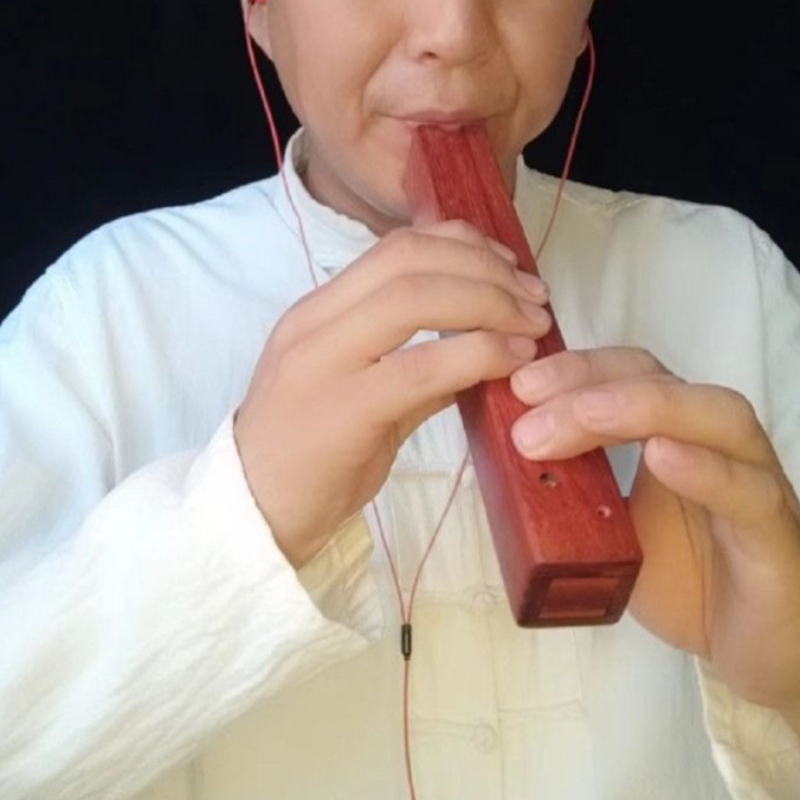 Musical Instrument Xun - 10 Holes Square Timber Xun Sound