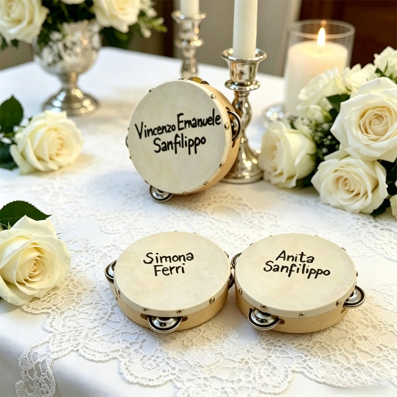 Musical Instrument Name - 3/5PCS ﻿ Wedding Tambourine Drums Custom
