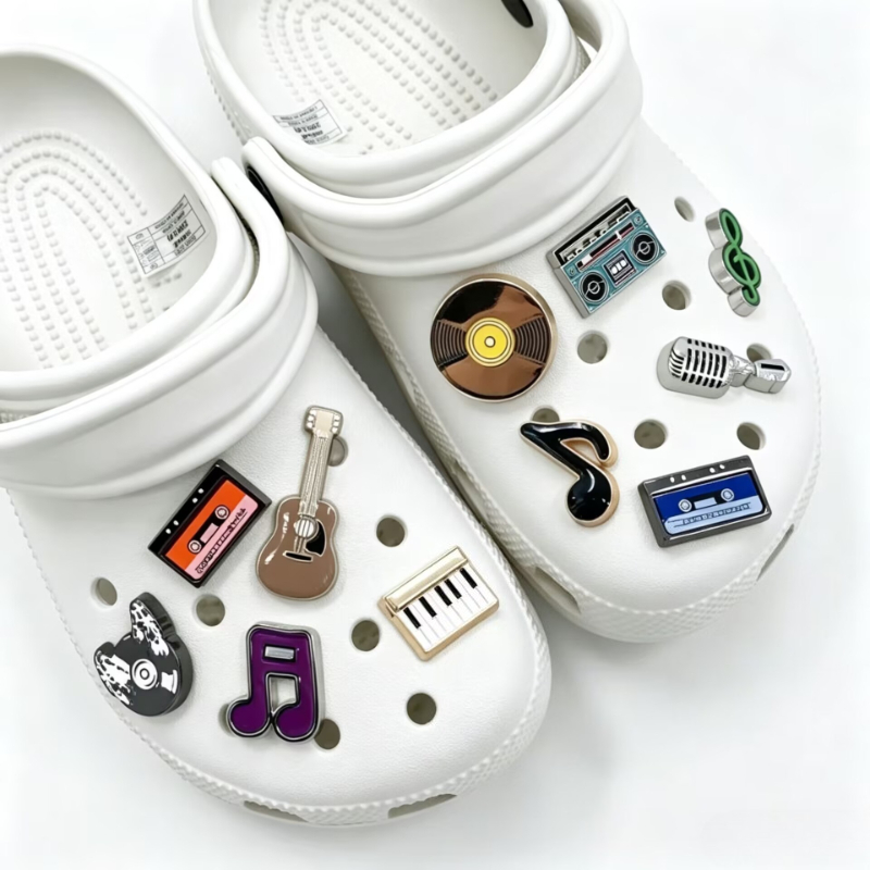 Musical Instrument Symbols - 3D Musical Instrument Set Shoe Charms
