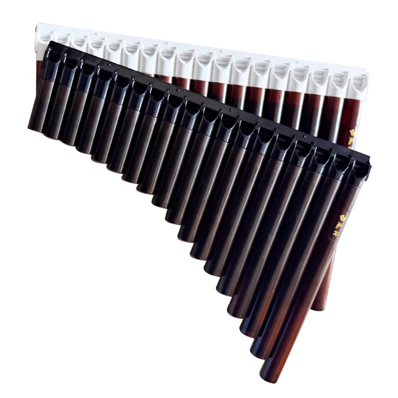 Musical Instrument Pipe - 18 Pipes Panpipe Double Hole Semitone