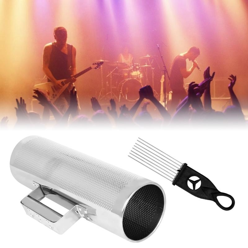 Guiro Scraper Instrument - Kim Loại Chuyên Nghiệp Guiro Nhạc