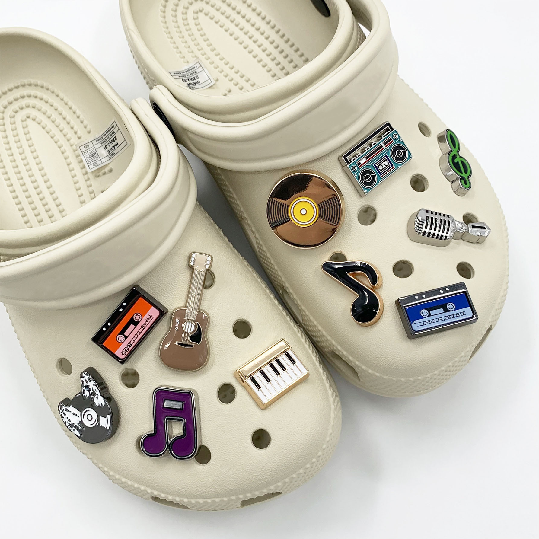Musical Instrument Symbols - 3D Musical Instrument Set Shoe Charms