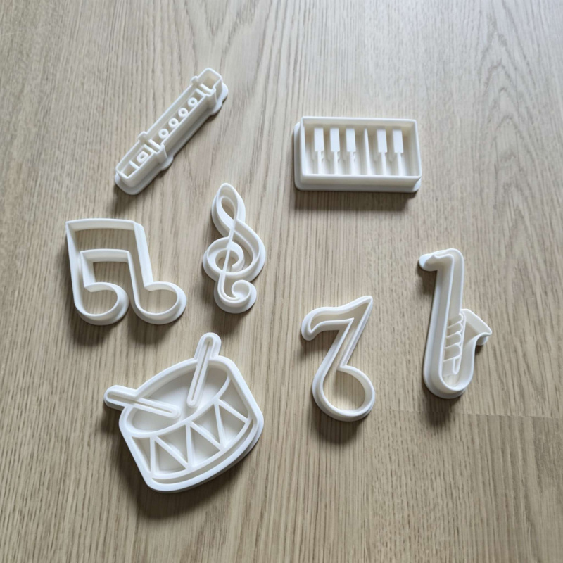 Musical Instrument Symbols - Musical Note Instrument Cookie Cutters Music