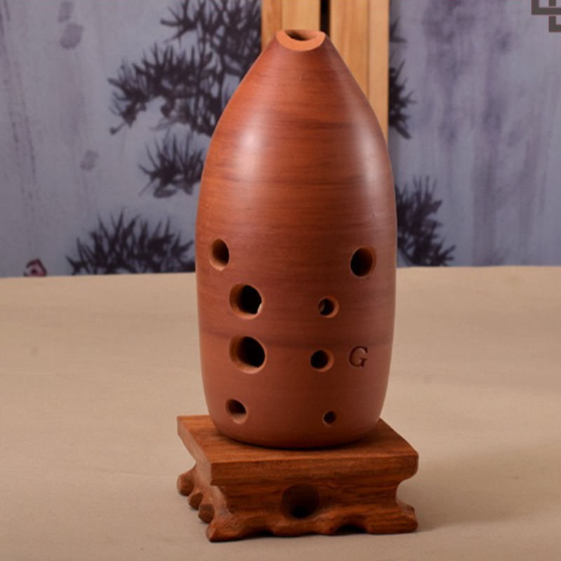 Musical Instrument Xun - 10 Holes Pottery Xun Sound Healing