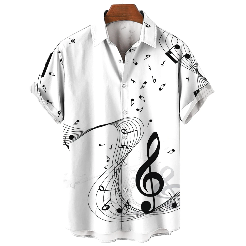 New Men's Shirt 2026 Summer Fa - đánh giá và giá Musical Instrument Symbols