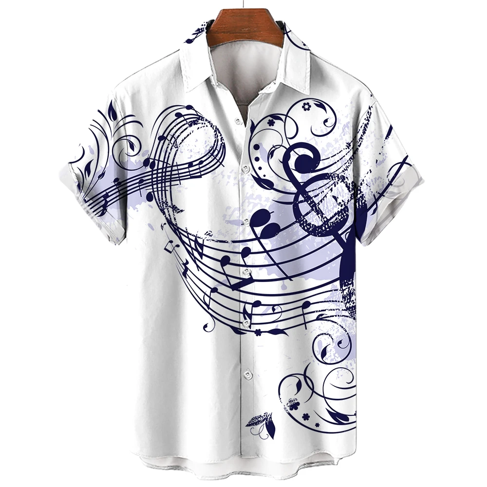 New Men's Shirt 2026 Summer Fa - đánh giá và giá Musical Instrument Symbols