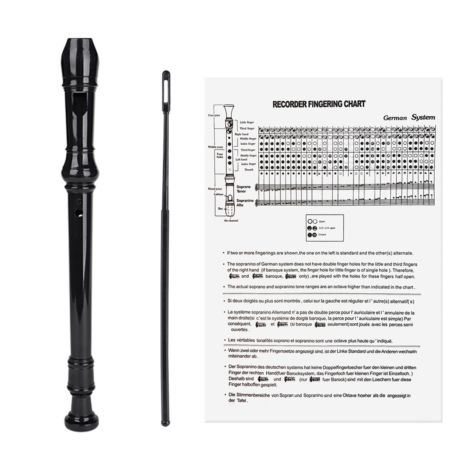 ABS Soprano Recorder Long Flut - đánh giá và giá Musical Instrument German