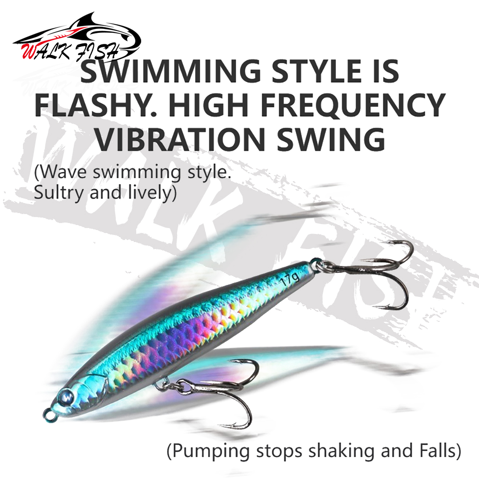 WALK FISH 1PCS 12g-28g Sinking - đánh giá và giá Rain Stick Percussion