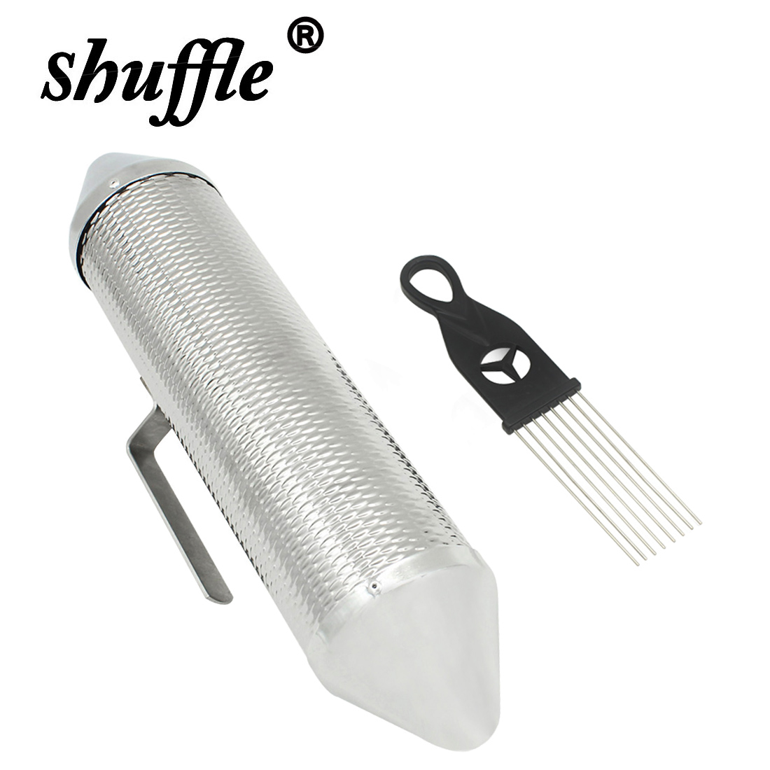 Scraper Barrel Silver Metal Gu - đánh giá và giá Guiro Scraper Instrument