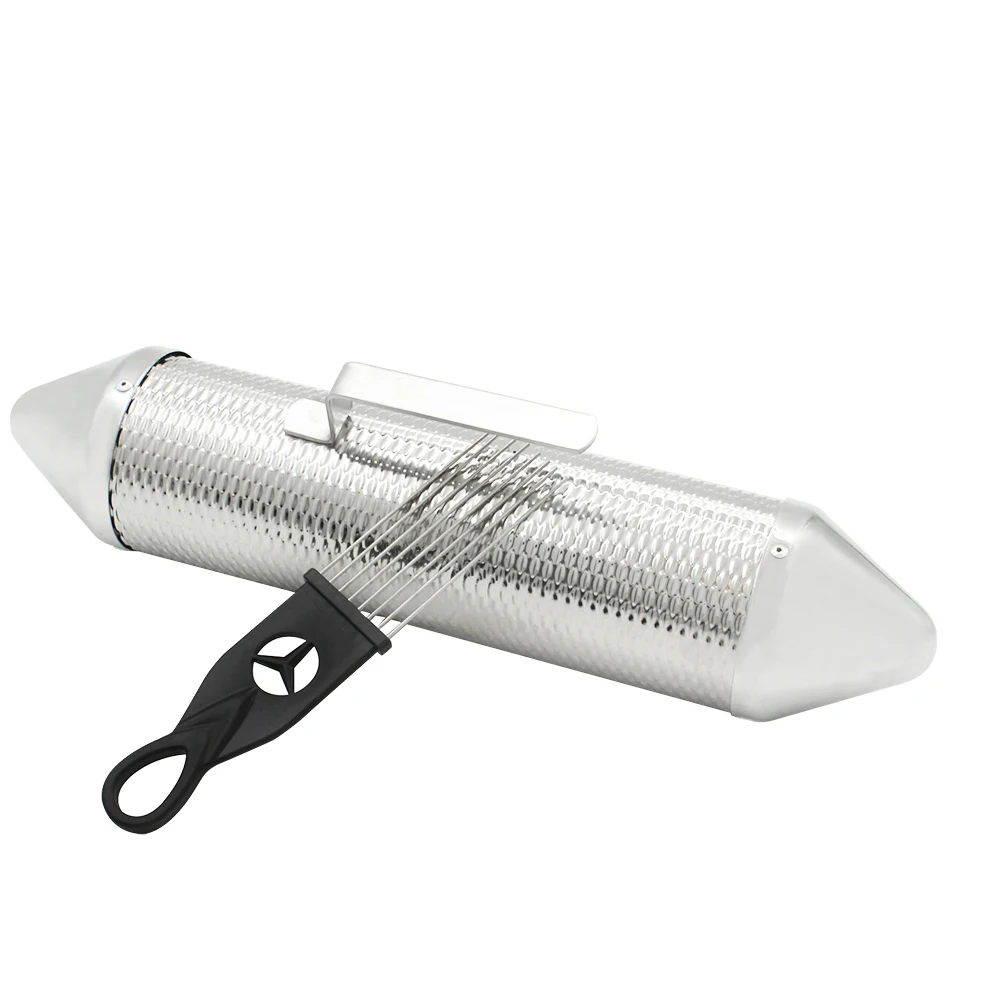 Scraper Barrel Silver Metal Gu - đánh giá và giá Guiro Scraper Instrument