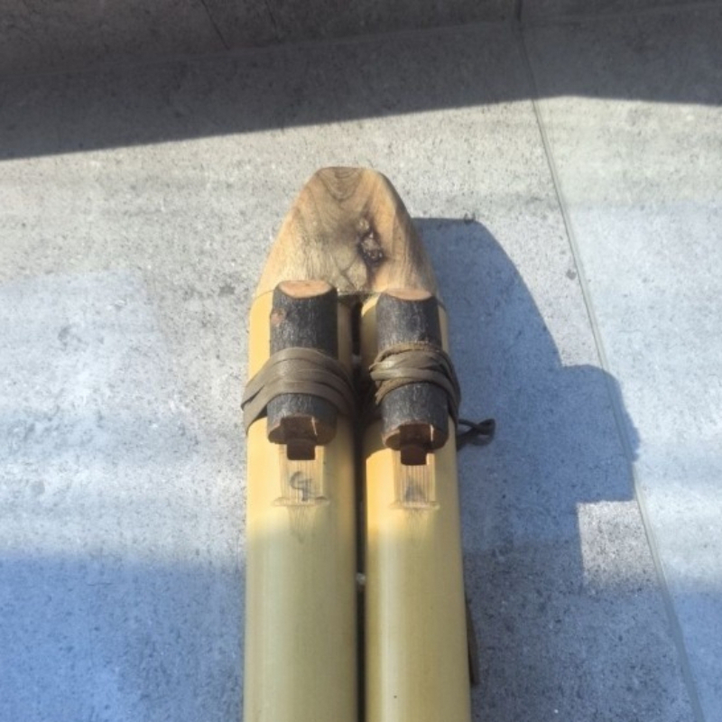 GA Key Double Tube Flute Handm - đánh giá và giá Musical Instrument From India