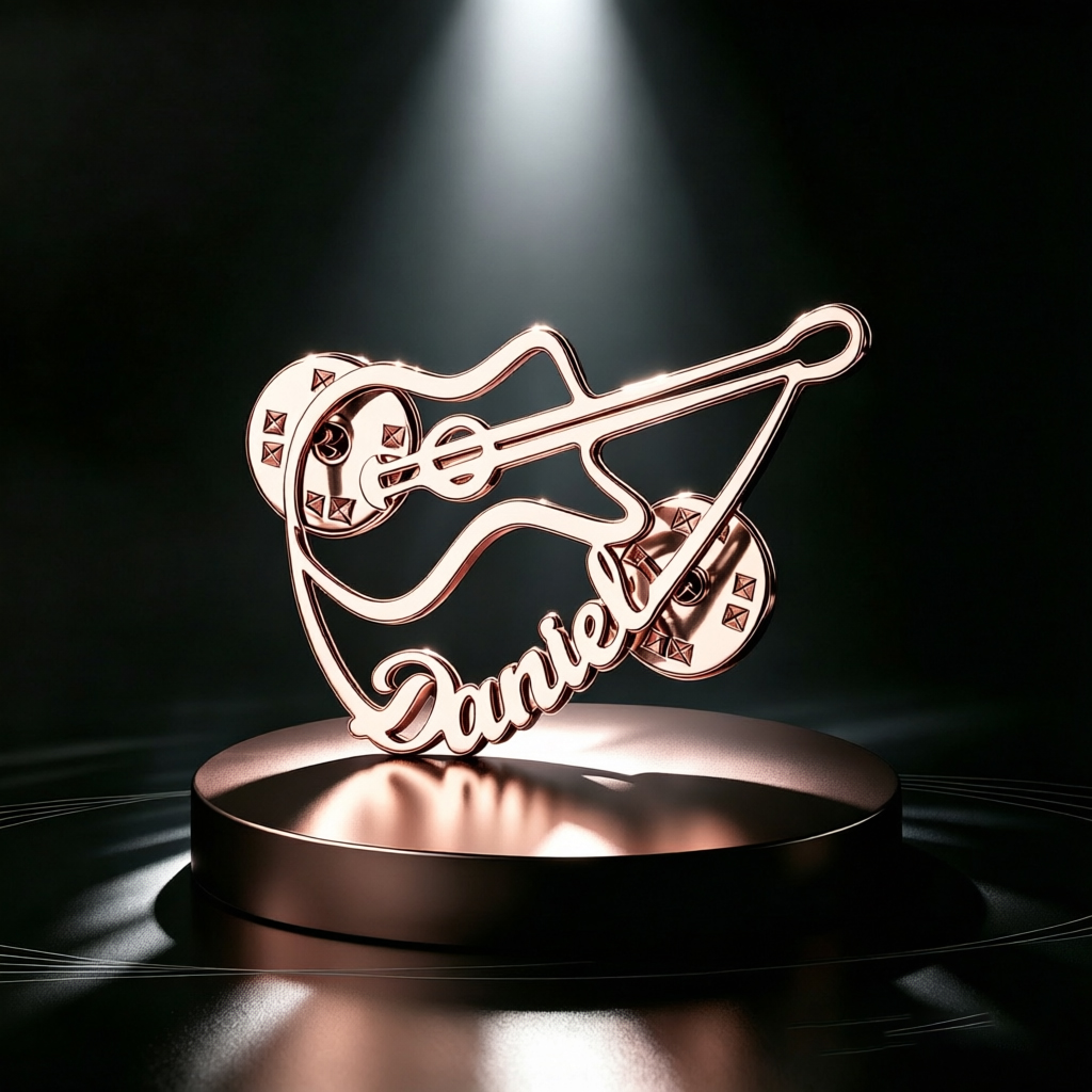Personalized Violin Brooch Cus - đánh giá và giá Musical Instrument Name