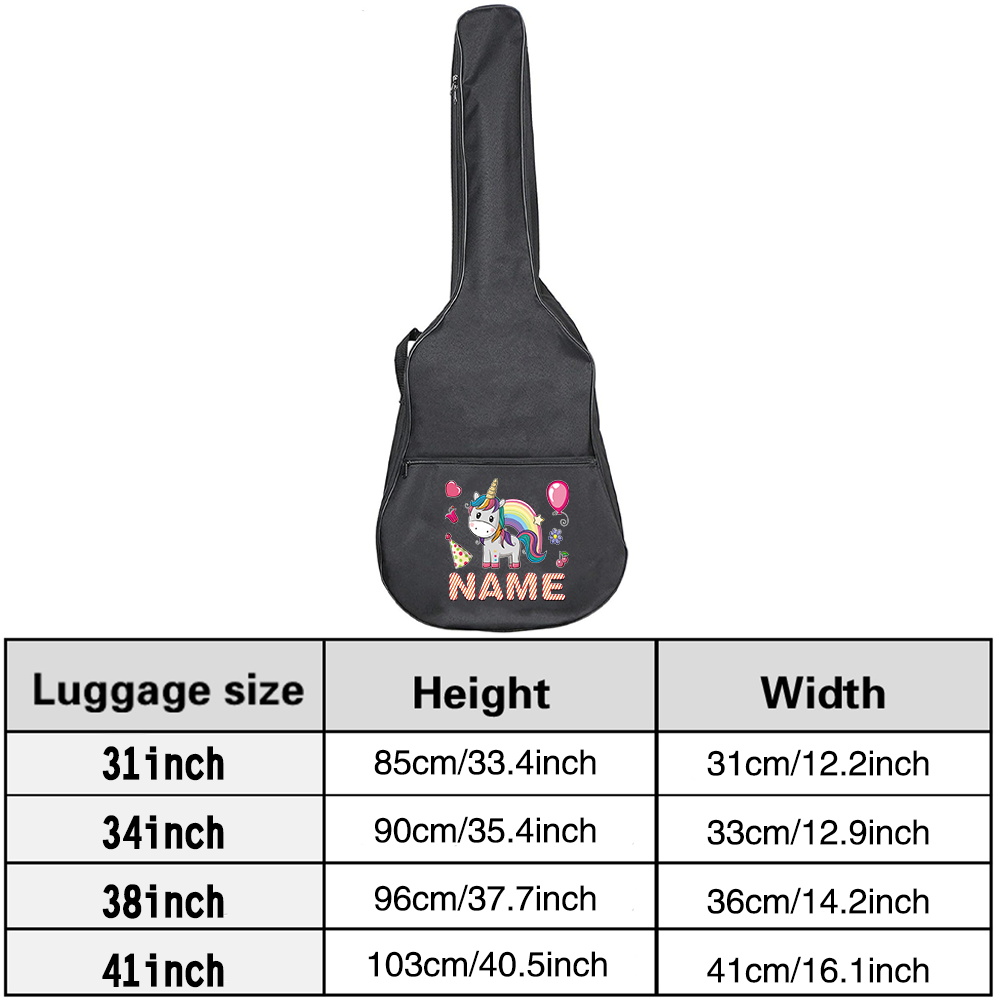 Customized Name Guitar Bag 36- - đánh giá và giá Musical Instrument Name