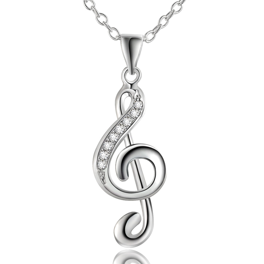 45CM 18inches 925 silver neckl - đánh giá và giá Musical Instrument Symbols