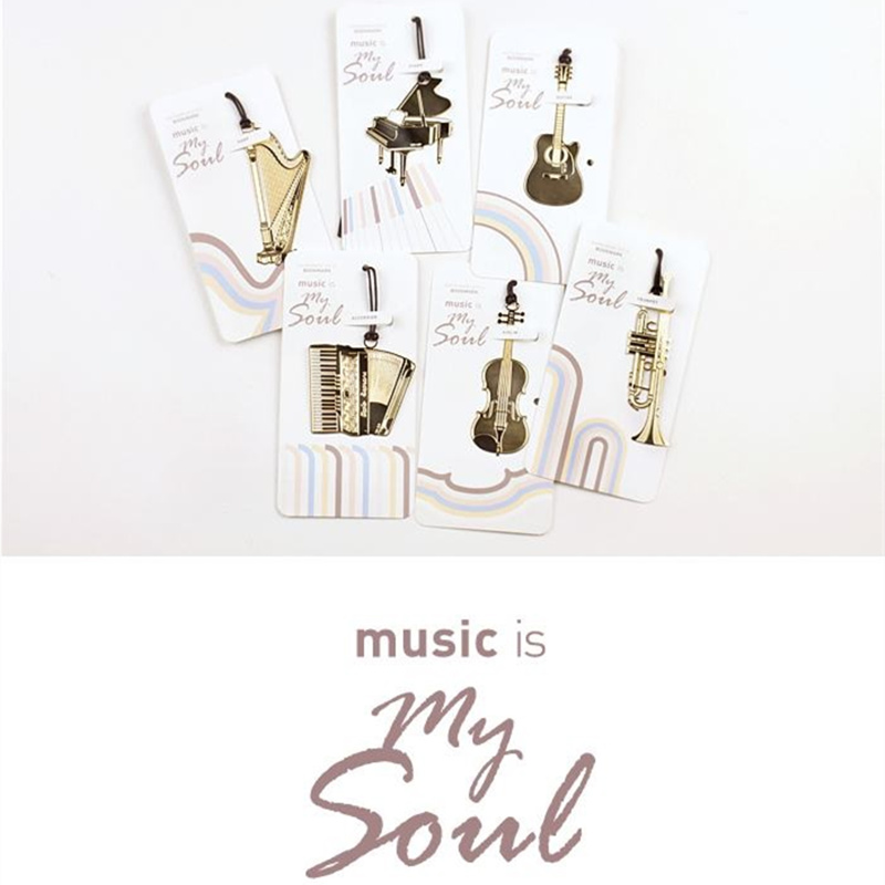 Bộ 6 Nhạc Kim Loại Dấu Màu Vàn - đánh giá và giá Musical Instrument Symbols