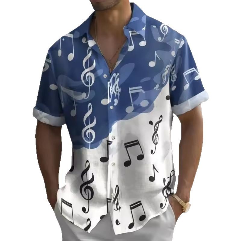Blue and White Color-blocked M - đánh giá và giá Musical Instrument Symbols