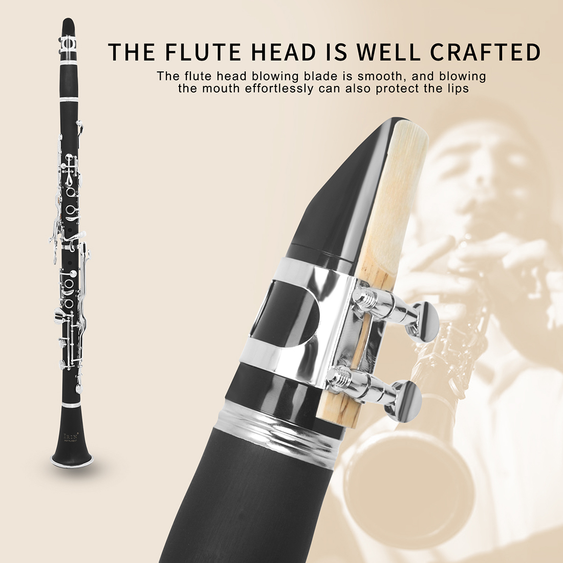 IRIN Clarinet Key of G 17 keys - đánh giá và giá Musical Instrument German