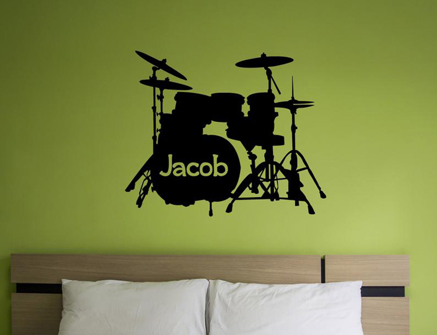 Bộ trống Decal Dán Tường Tùy C - đánh giá và giá Musical Instrument Name
